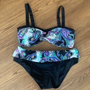 Alex Marie Paisley Two Piece Swimsuit.